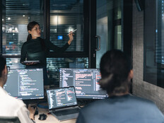 IT team working together