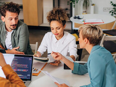 A team reviews an incident response plan