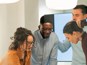 People meeting in boardroom