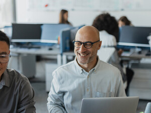 People collaborating in the office