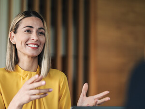 IT leaders in an office space
