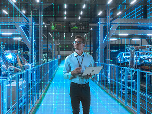 Person working in factory