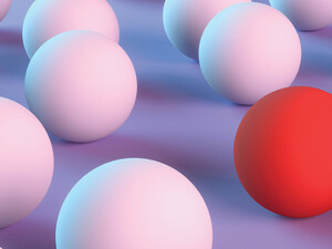 3D rendering of a business concept