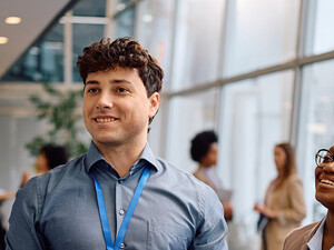 People at a conference