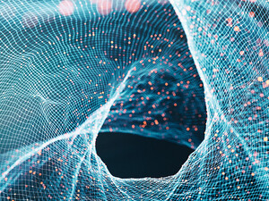 data gravity abstract concept art