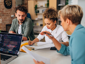 Small business cybersecurity team