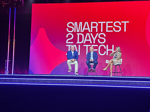 IT leaders on stage