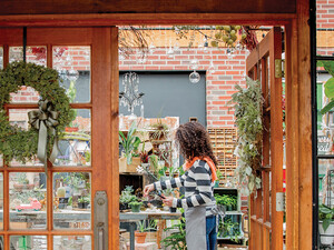 A small business opens its doors
