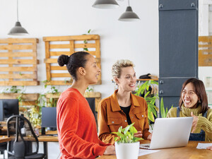 Business meeting in an office