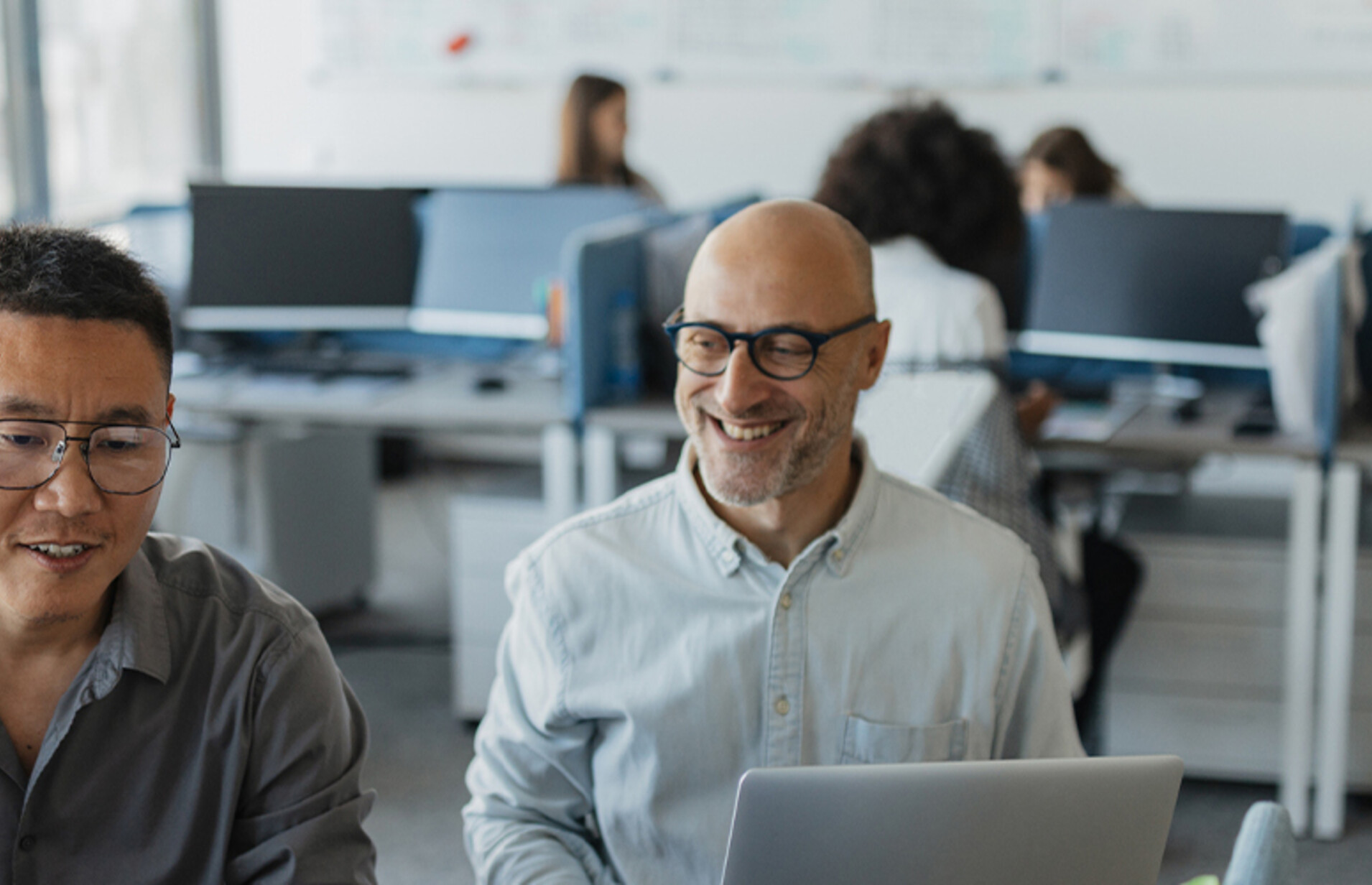People collaborating in the office