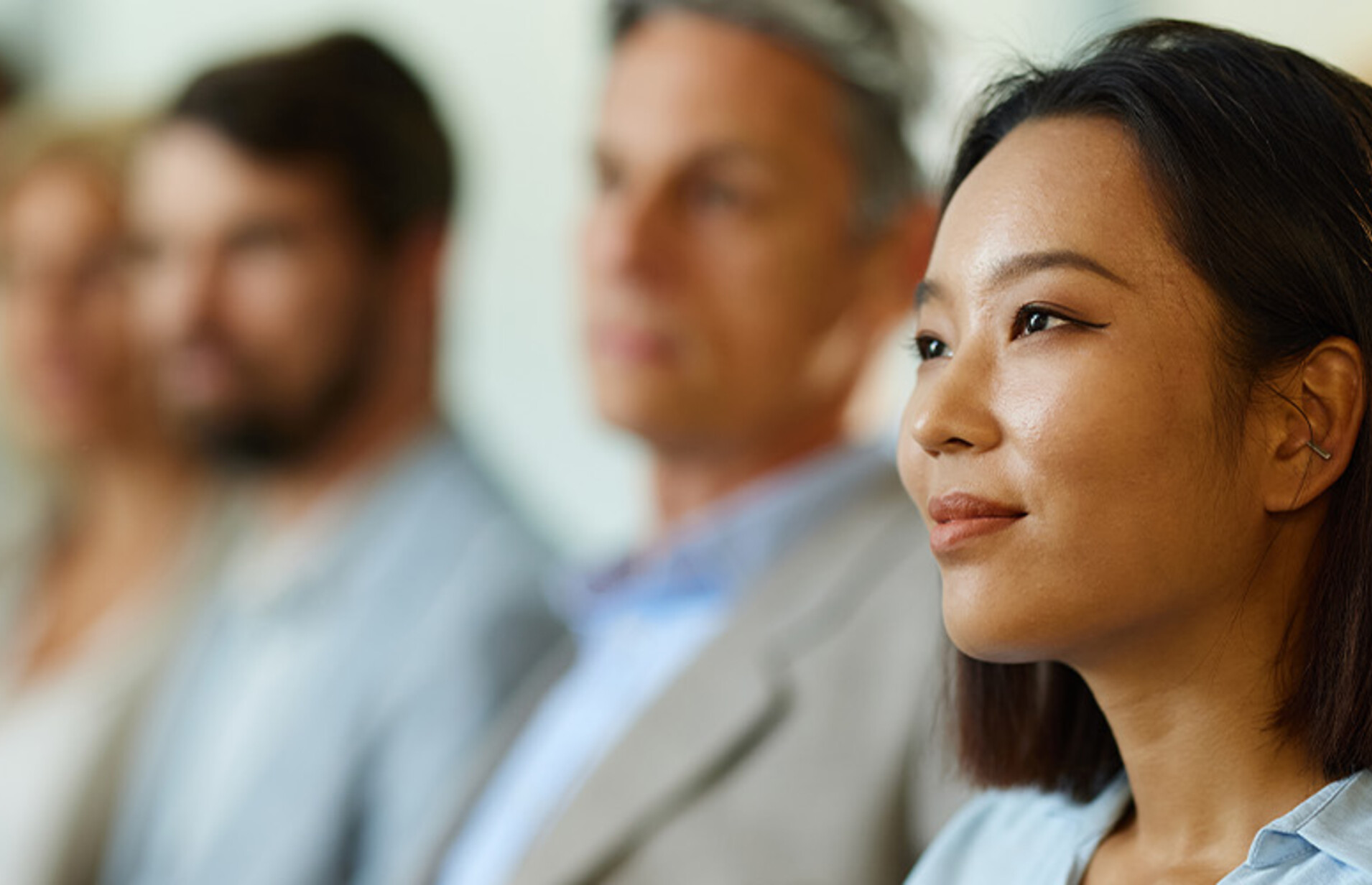Person attending a seminar