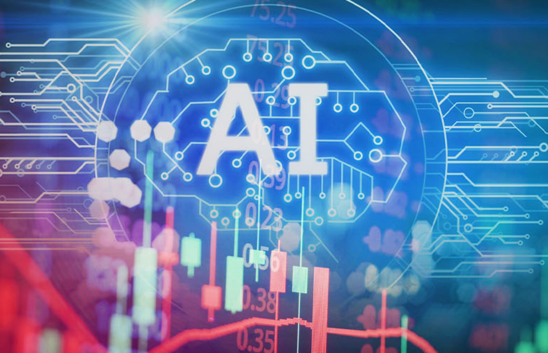 Financial AI concept