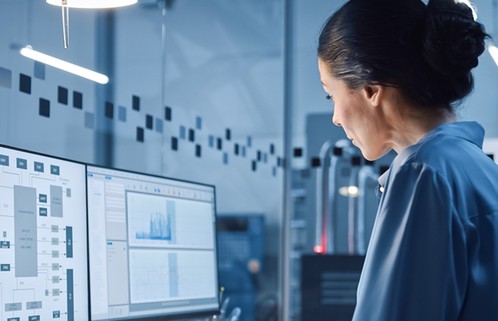 Person reviewing finances