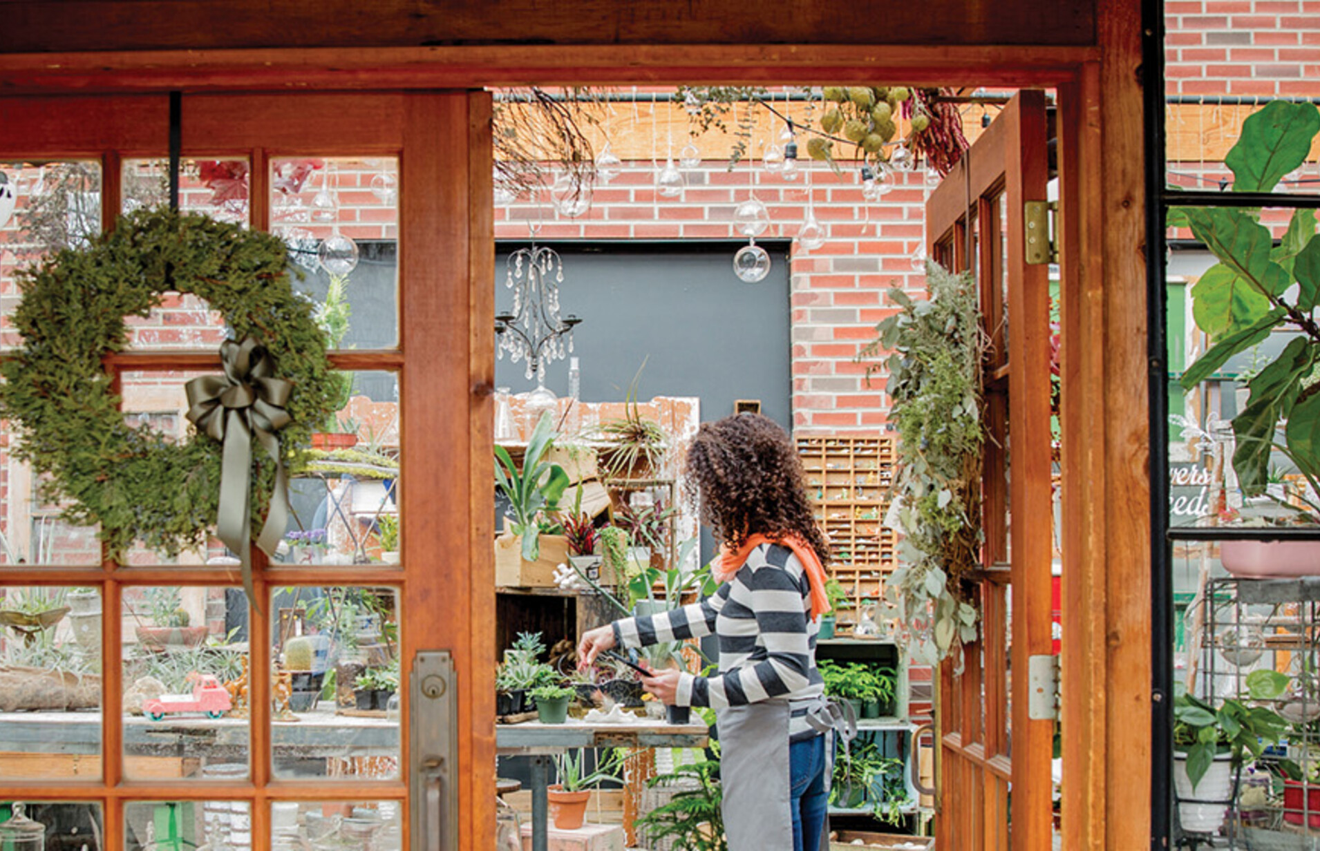 A small business opens its doors