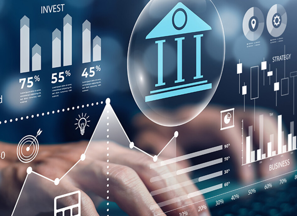 Person using financial website