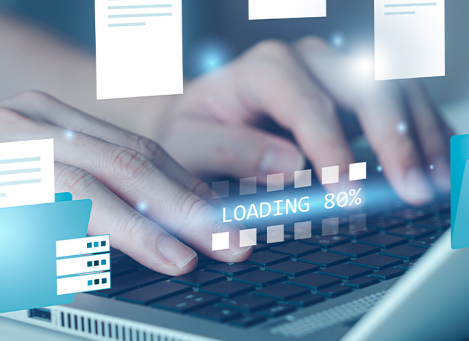 Person using computer