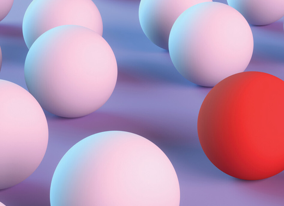 3D rendering of a business concept