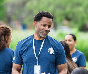 Volunteers working an event