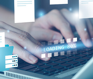 Person using computer