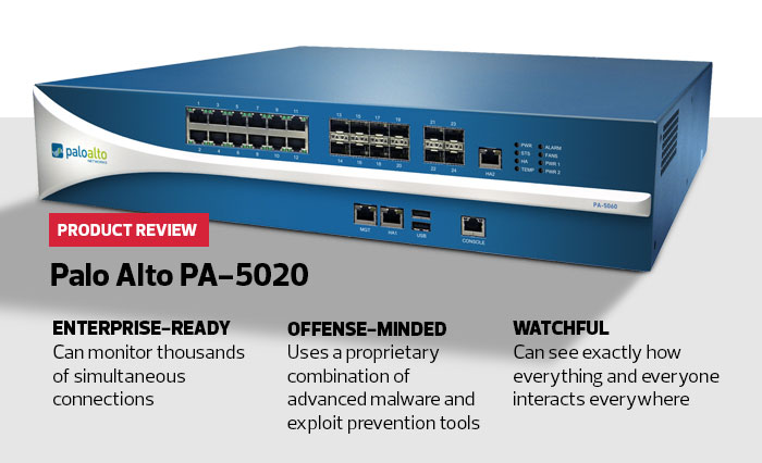 Review: Palo Alto Networks' PA-5020 Next-Gen Firewall Delivers Reliable ...