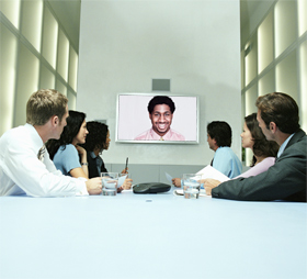 Video conferencing at work