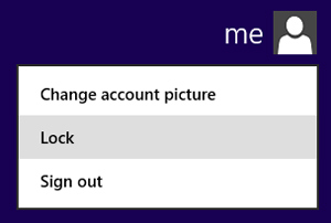 Windows 8 account lock